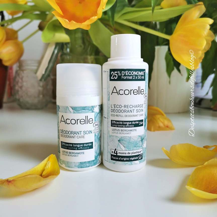 deodorant naturel bio roll on rechargeable acorelle
