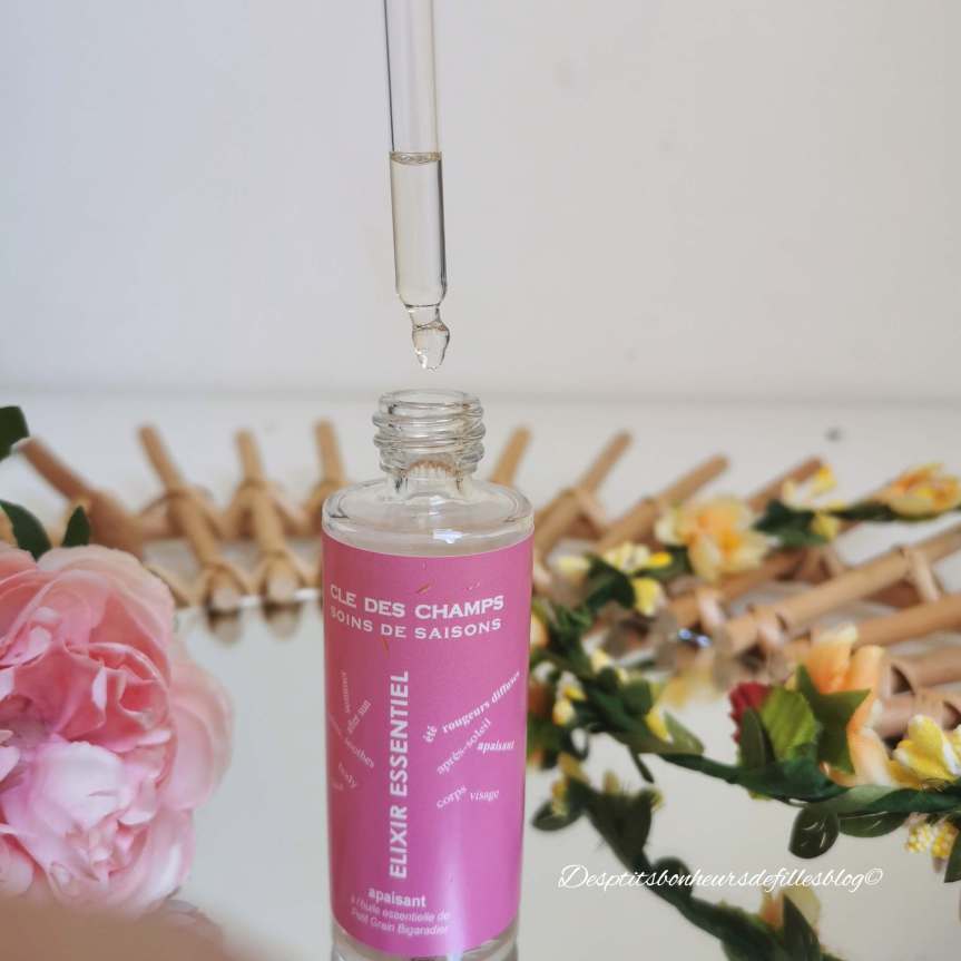 Sérum huileux clé des champs aromatherapie reflexologie