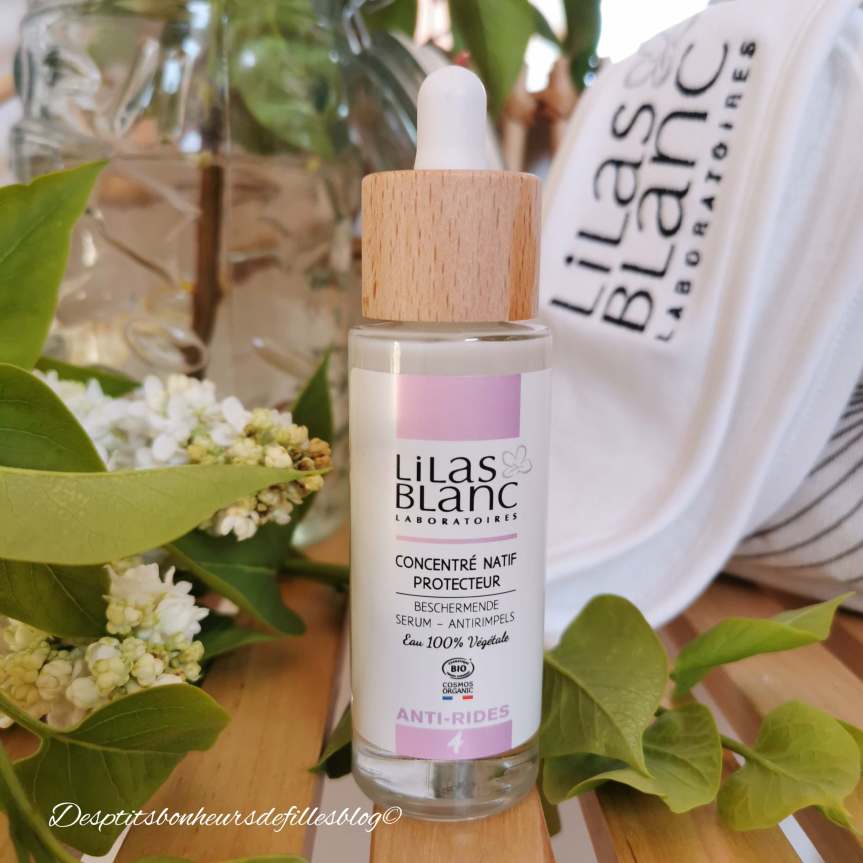 Lilas blanc serum visage concentré anti rides avis