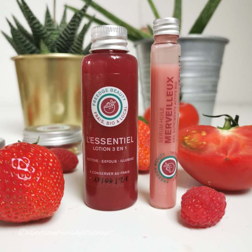 Freedge Beauty soins bio fruits frais locaux
