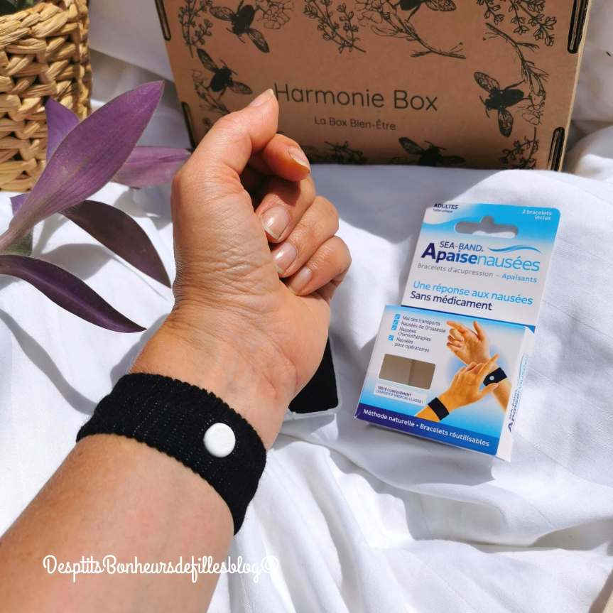Bracelets acupression anti nausée remède naturel harmonie box