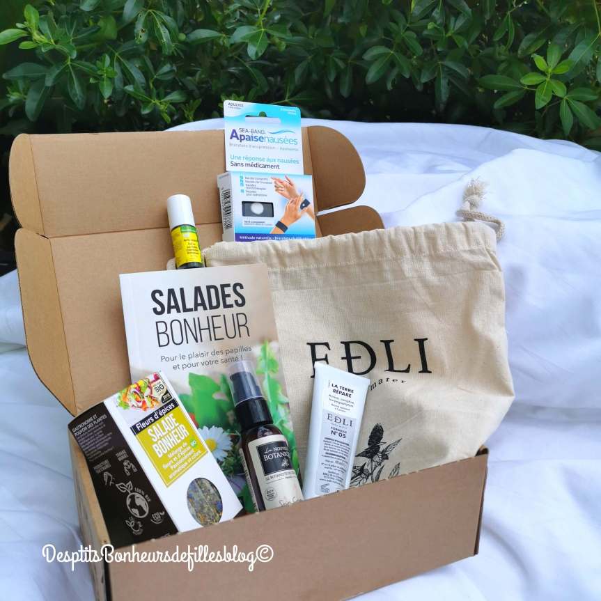 unboxing Harmonie box soins et remedes naturels pour ete avis
