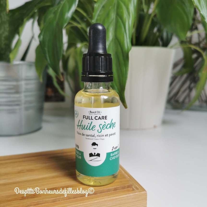 huile seche homme barbe cheveux trophees cosmebio