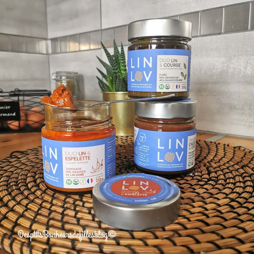 Lin Lov aide culinaire super aliment riches omega 3 et nutriments