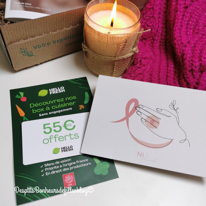 Contenu nuoo Box Octobre 2021