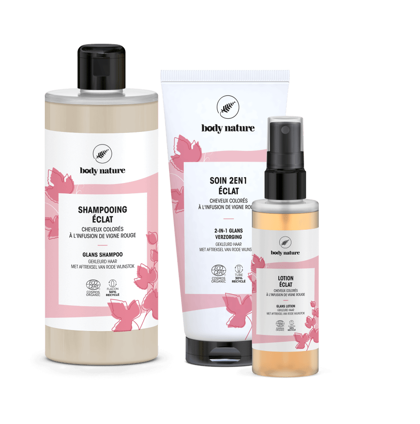 routine bio pour cheveux colorés body nature