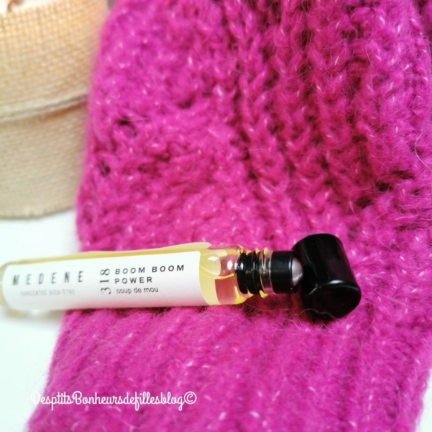 Boom Boom Power medene rool anti fatigue huiles essentielles