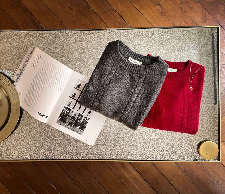 Pull responsable recyclé atelier unes