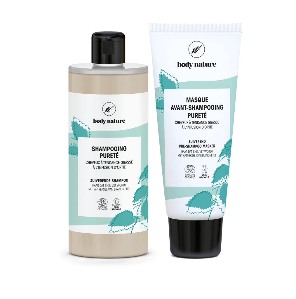 routine bio pour cheveux gras body Nature