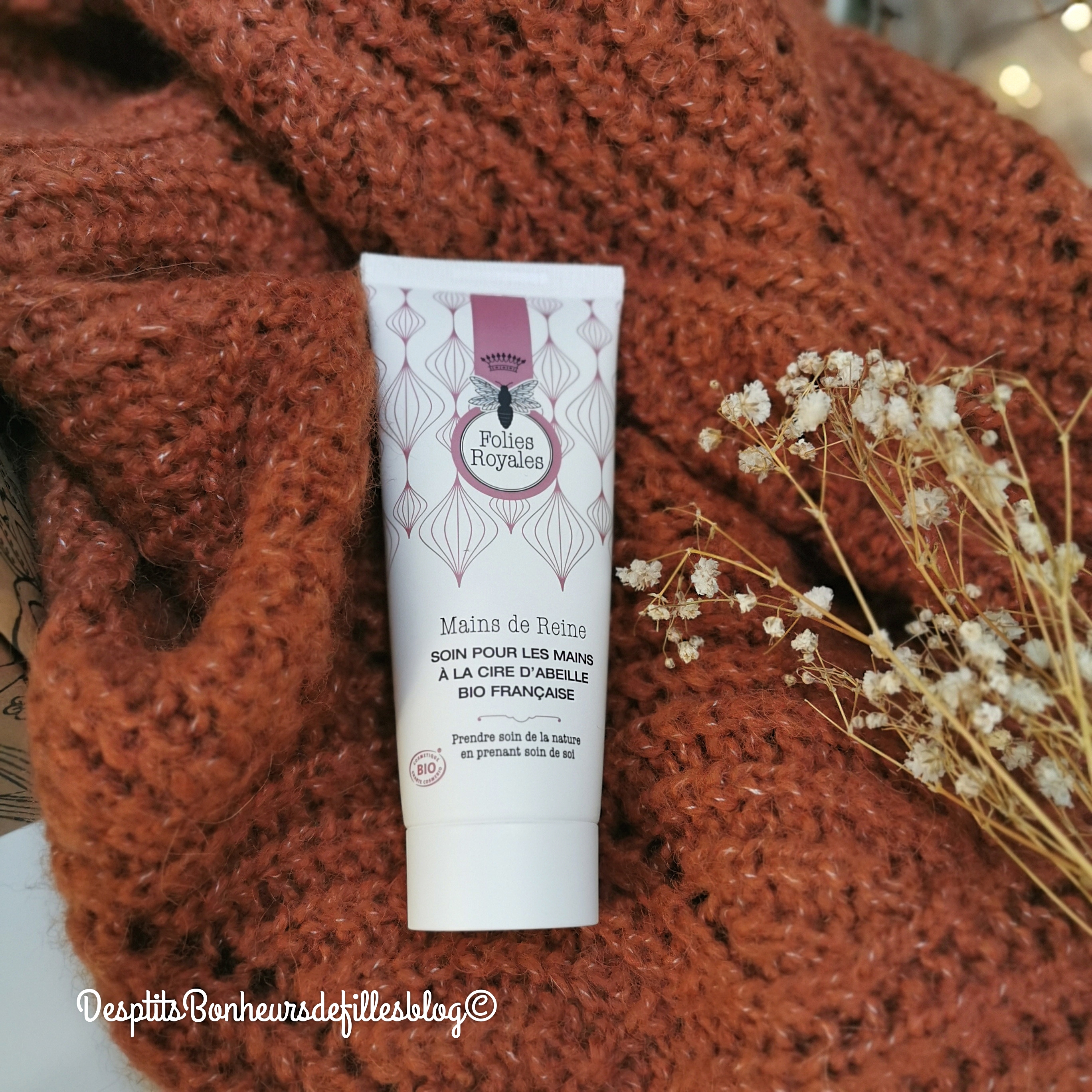 creme mains bio folies royales