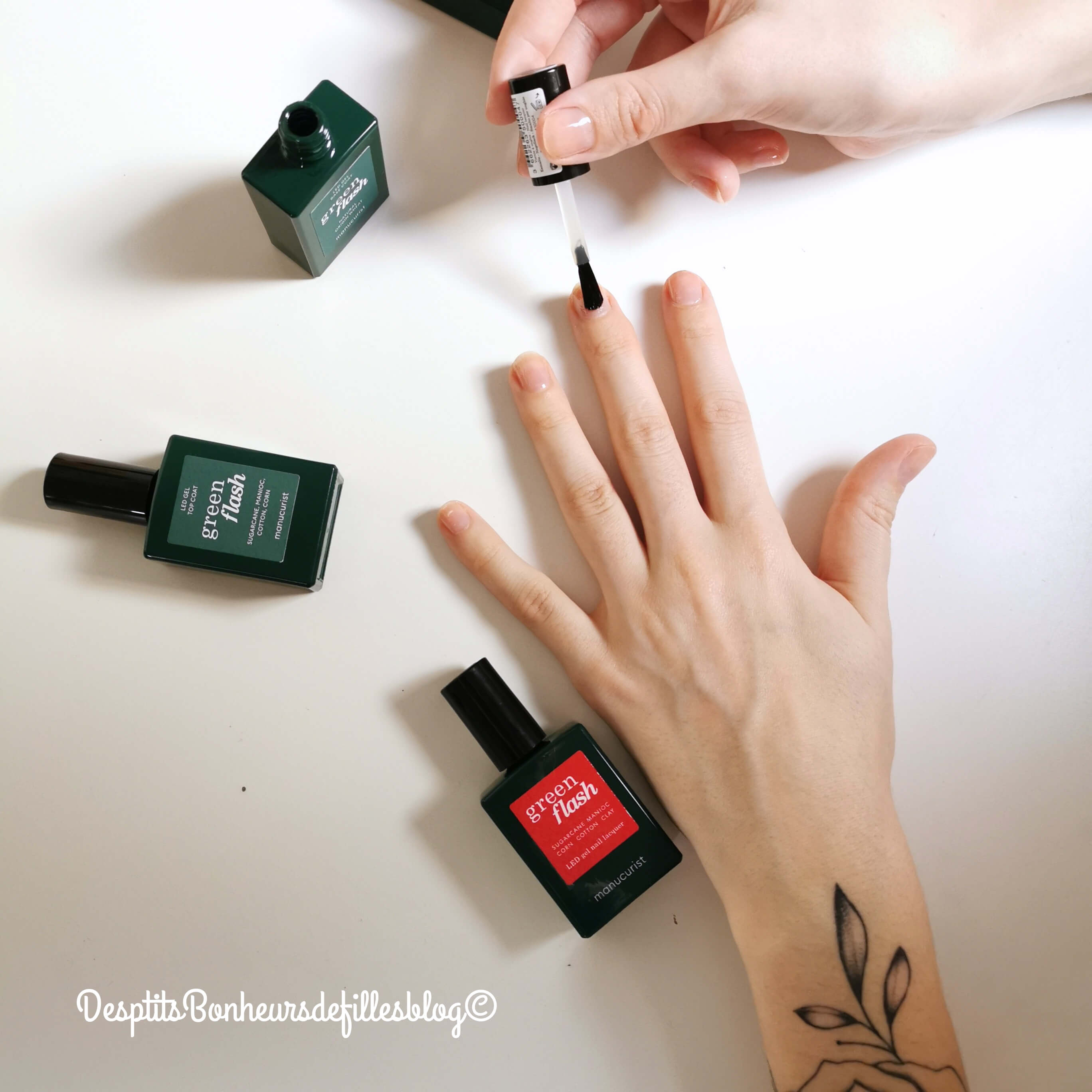 mode d emploi coffret green flash Manucurist