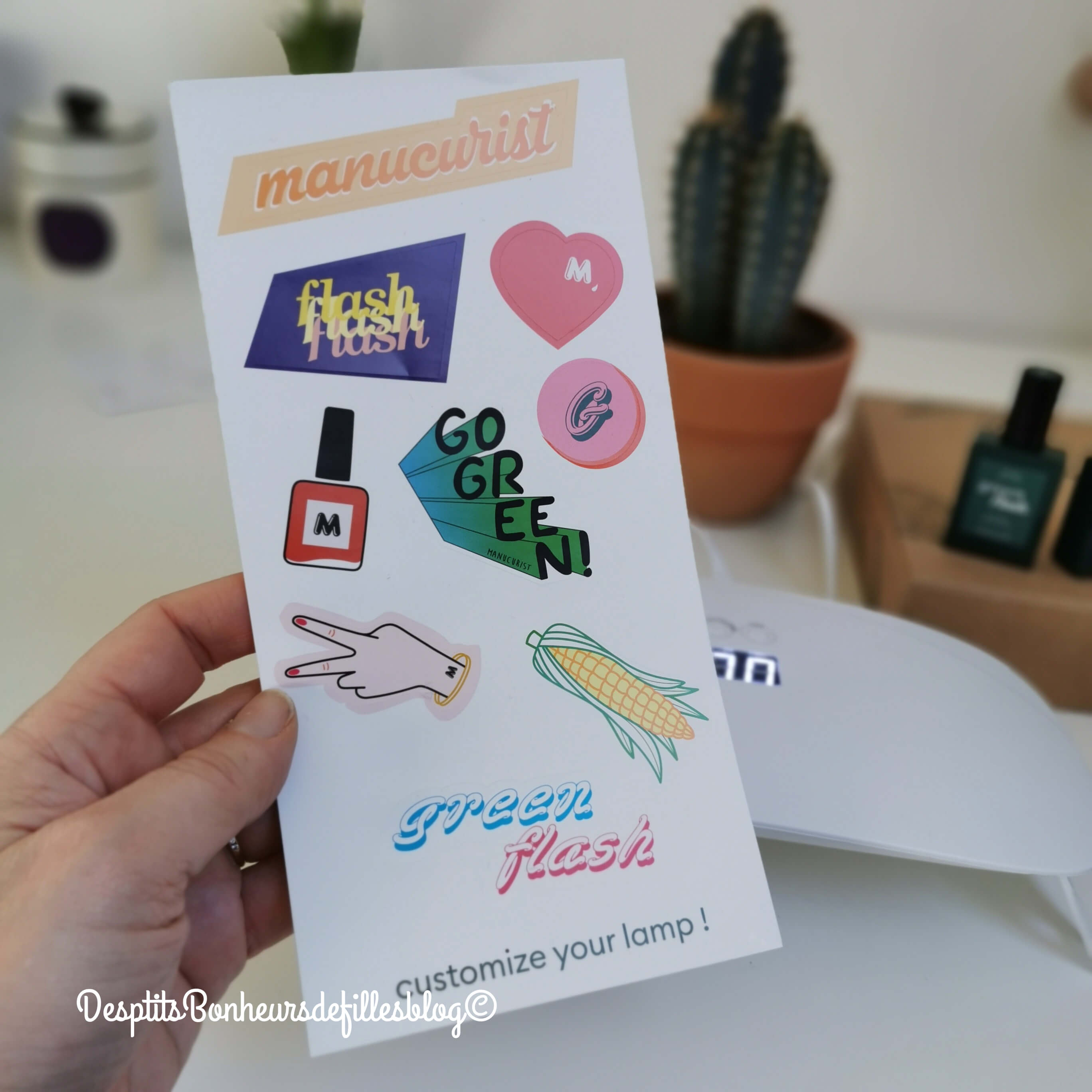 lampe led green flash manucurist