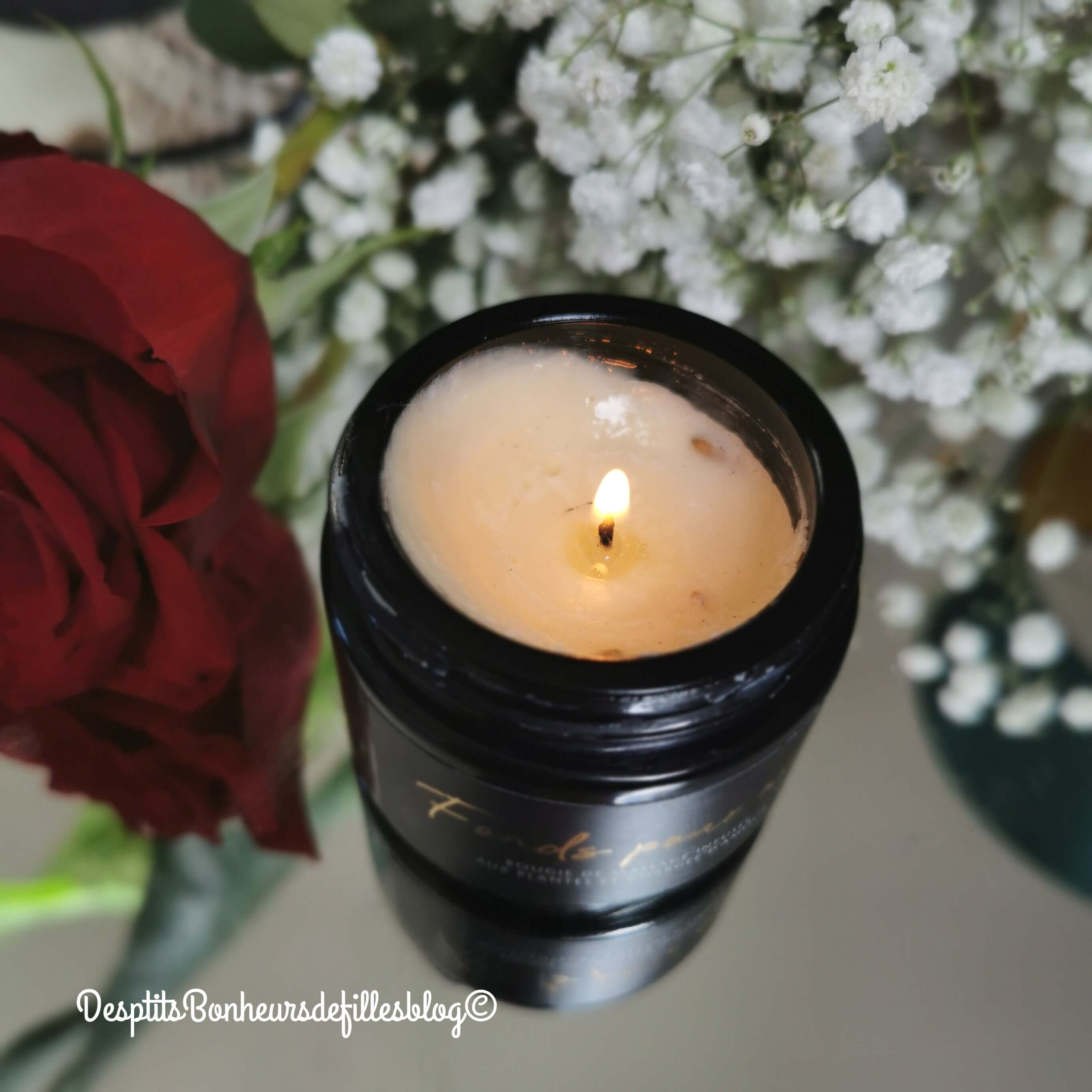 bougie de massage naturelle