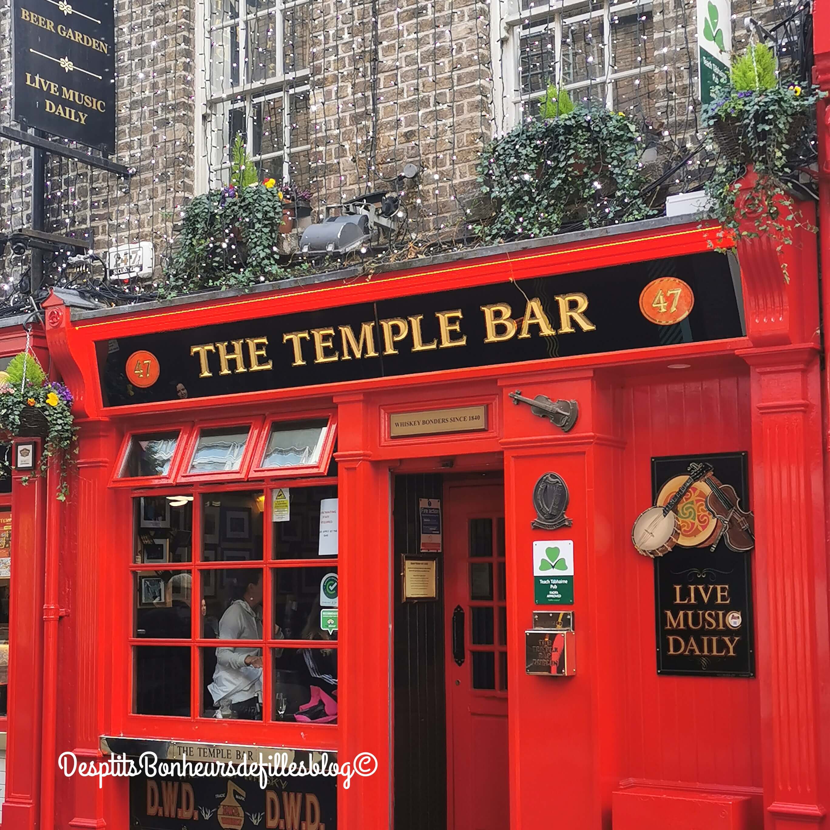 temple bar lieu a visiter dublin