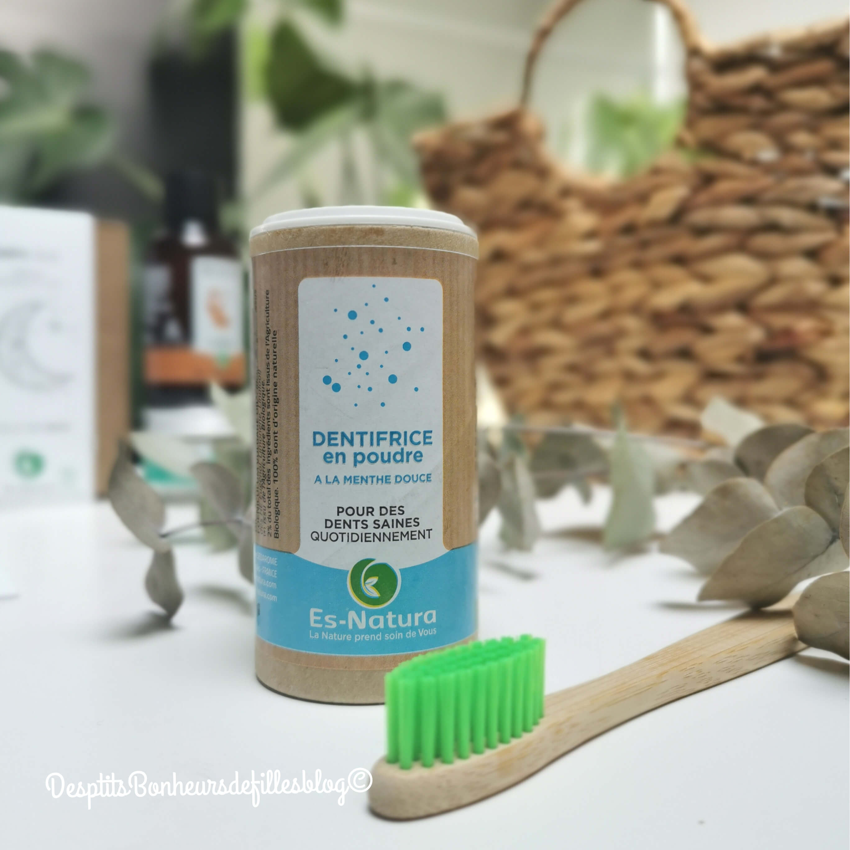 dentifrice bio en poudre es natura