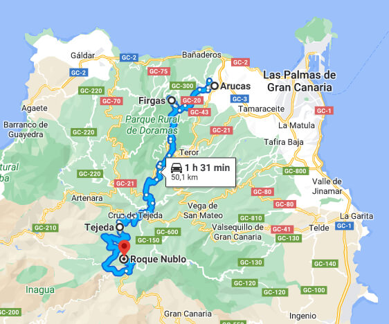 road trip gran canaria