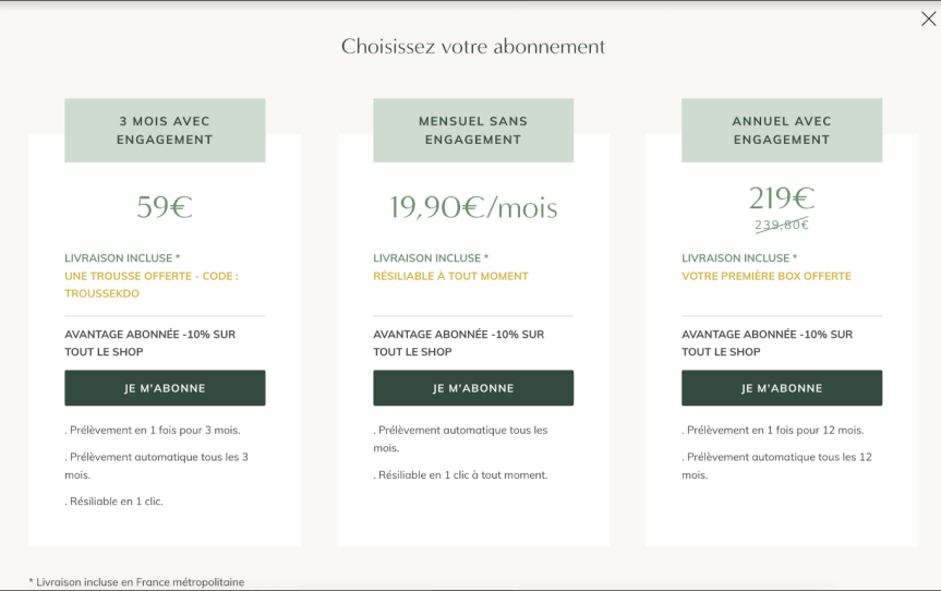 combien coute la nuoo box