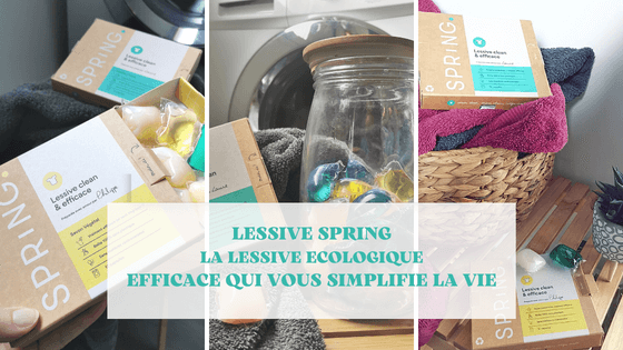 Spring la lessive ecolo qui va vous faire aimer la corvée du&nbsp;linge