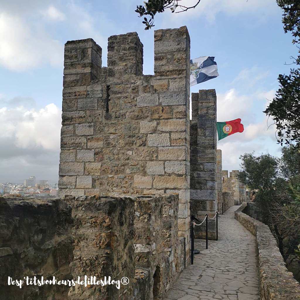 visite chateau saint georges lisbonne