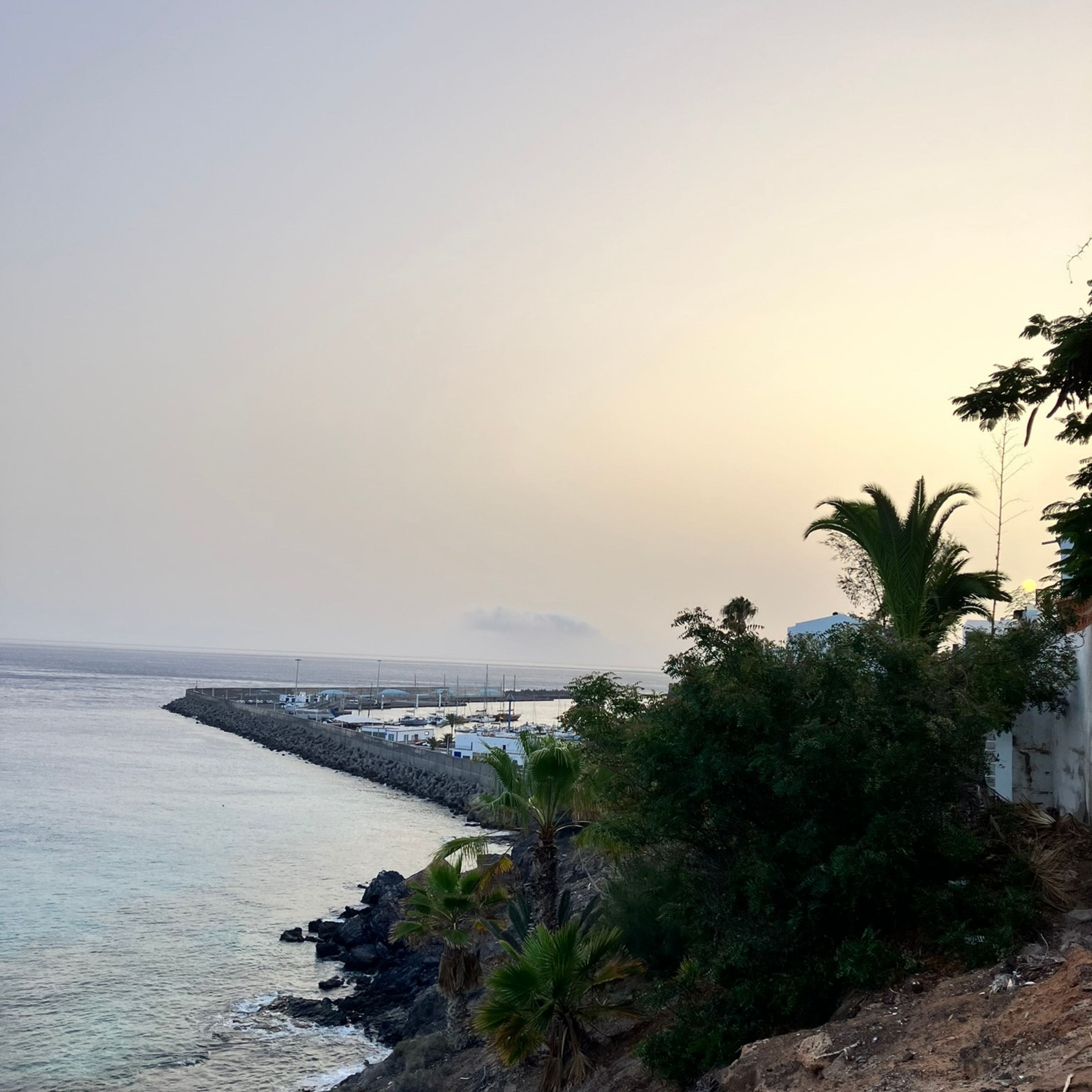 coucher de soleil morro jable