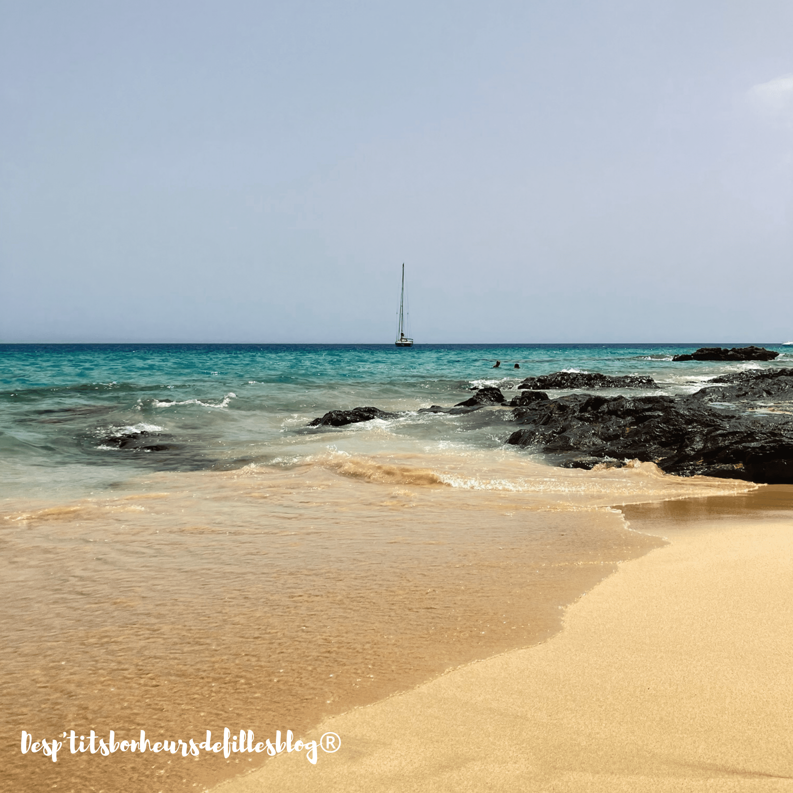 plage paradisiaue fuerteventura sable doré