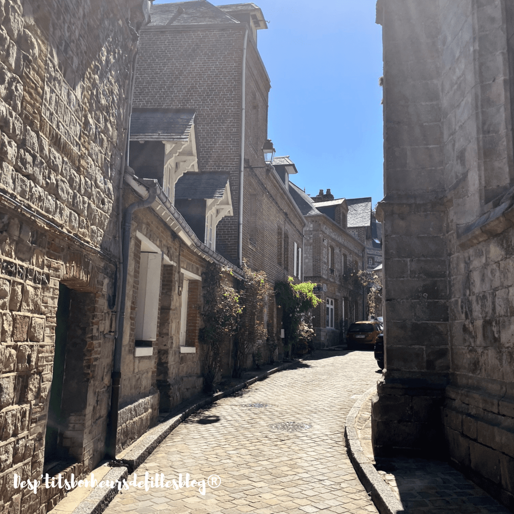 ruelle pavée veules les roses