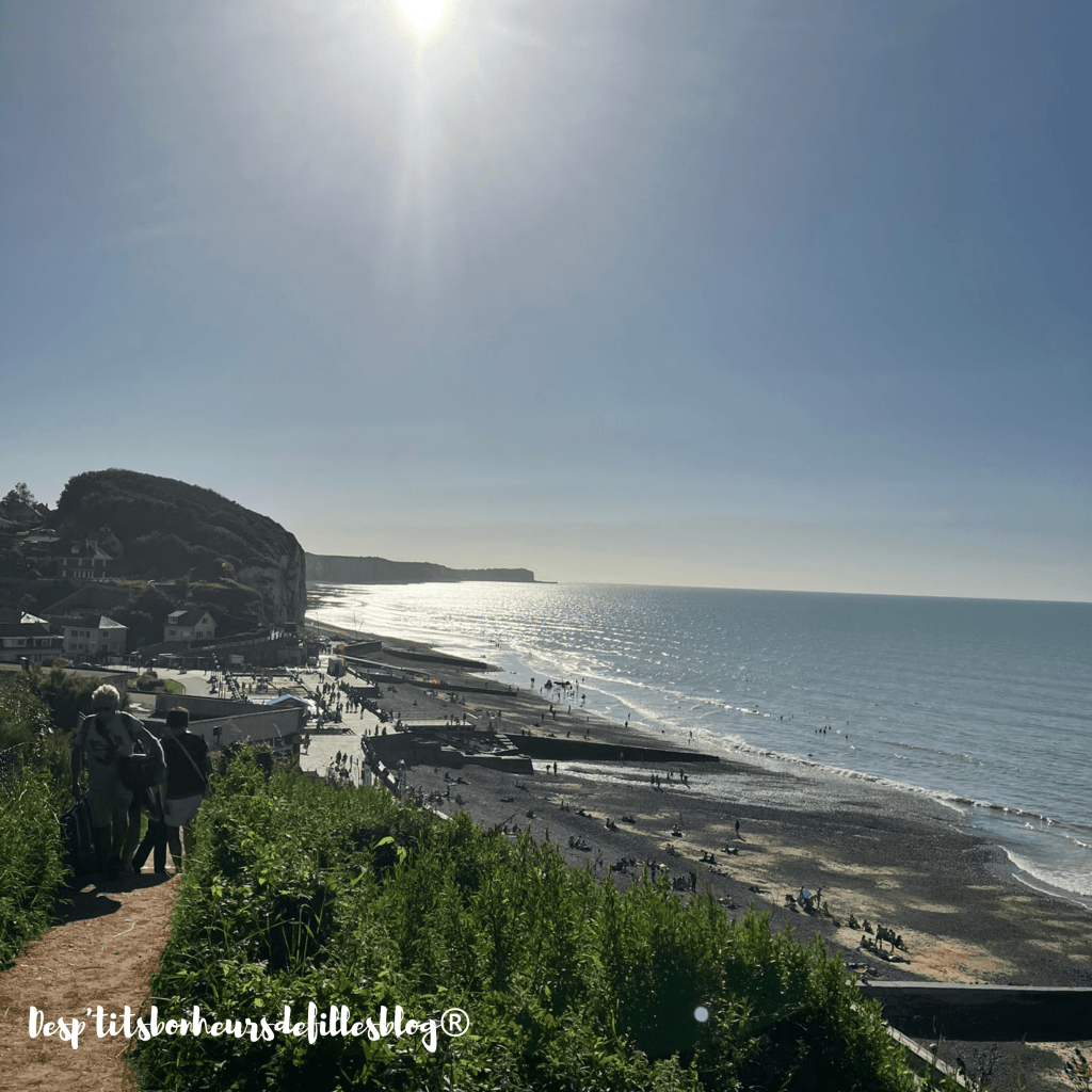 coucher de soleil veules les roses