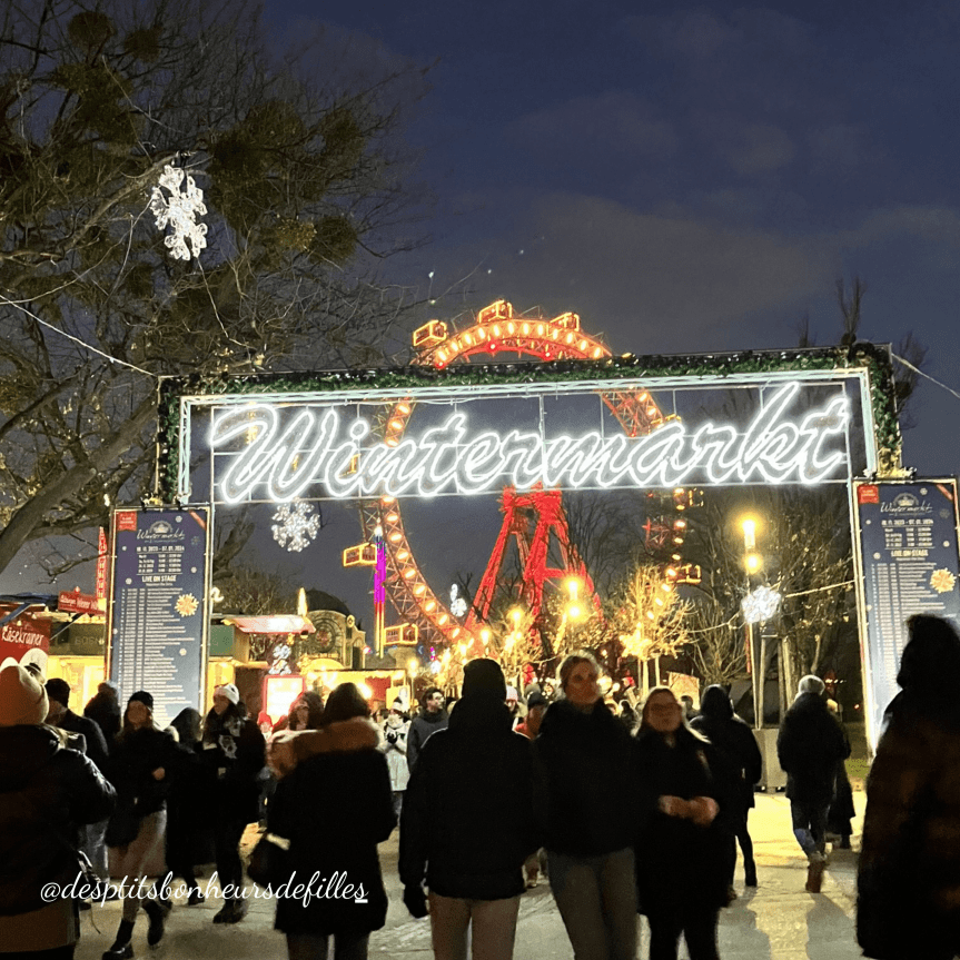 Blog voyage marché de noel de Vienne Autriche