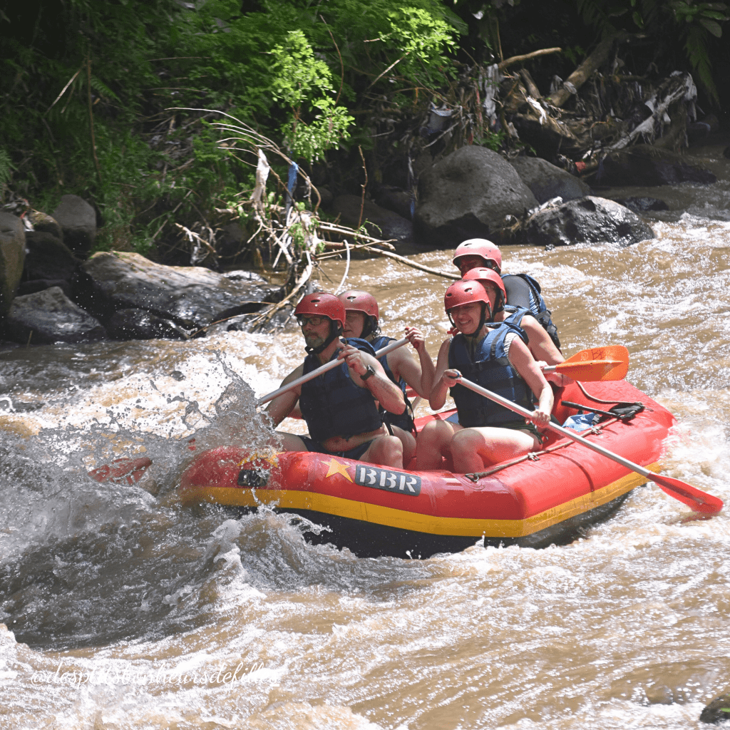 rafting sur la riviere ayung bali