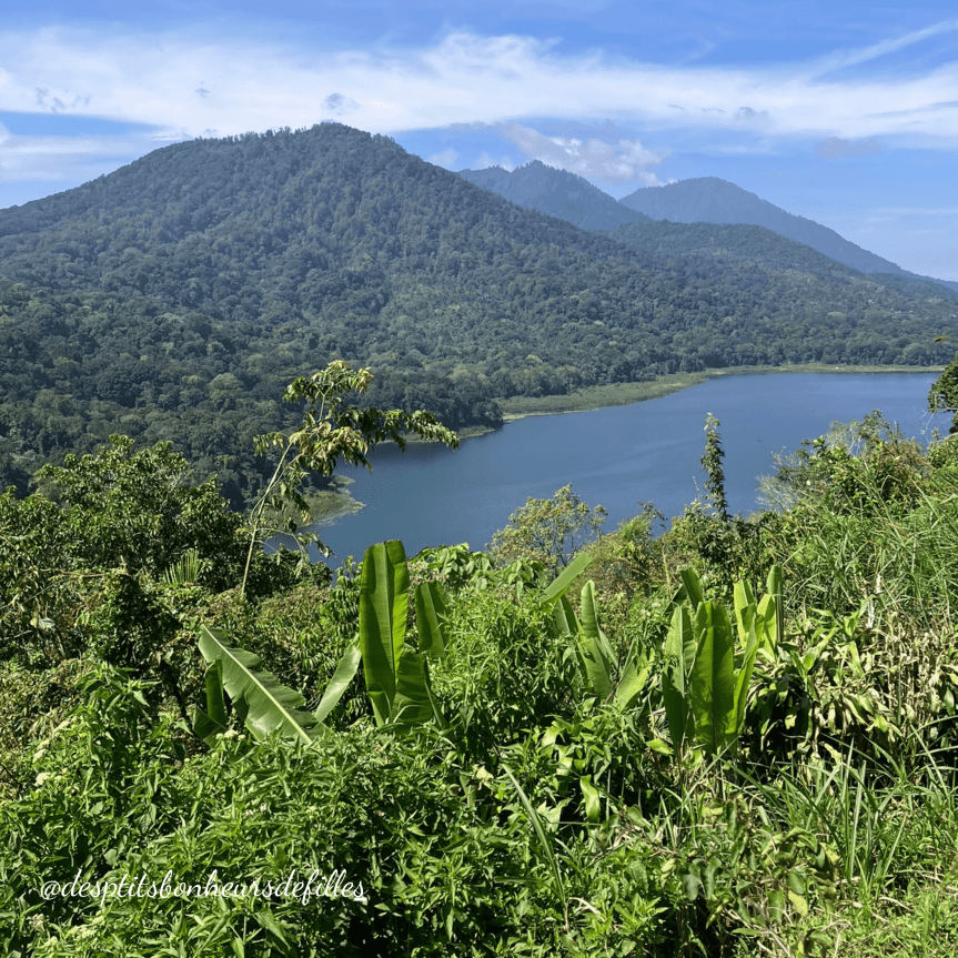 paysage volcans Bali