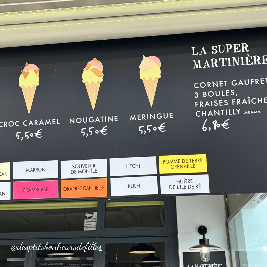 meilleur glacier ile de ré