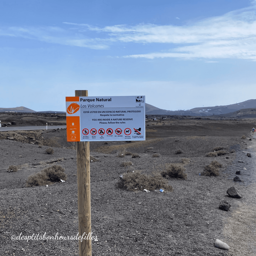 Parc Naturel des volcans gratuit lanzarote