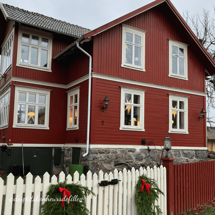 Vaxholm île de l’archipel de Stockholm en hiver