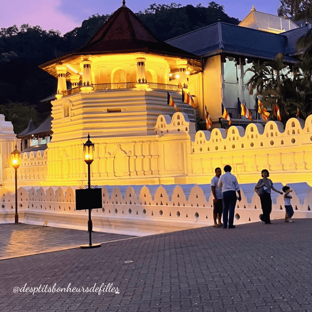 Temple de la relique de la dent de bouddha Sri Lanka 