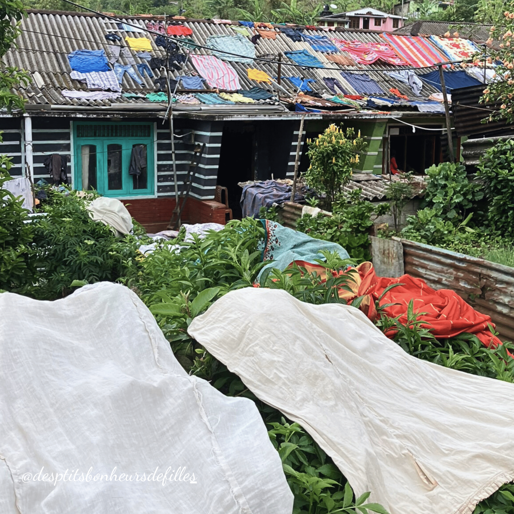 village typique au sri lanka