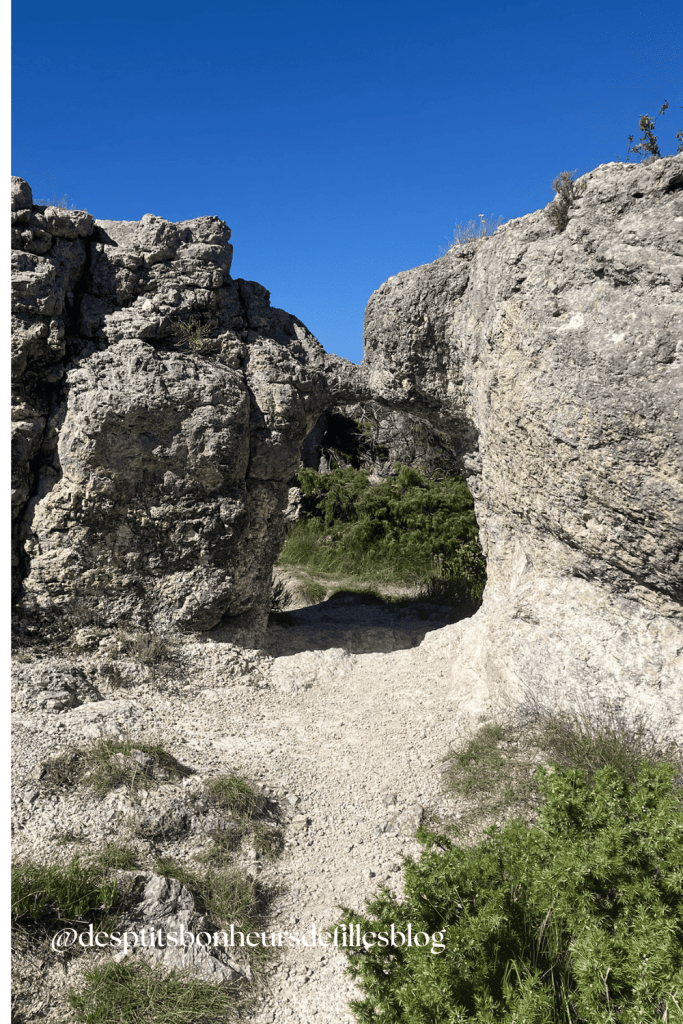 Site géologique des Mourres à Forcalquier