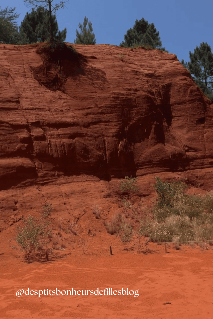 les carrières d'ocre de rustrel randonnée et avis