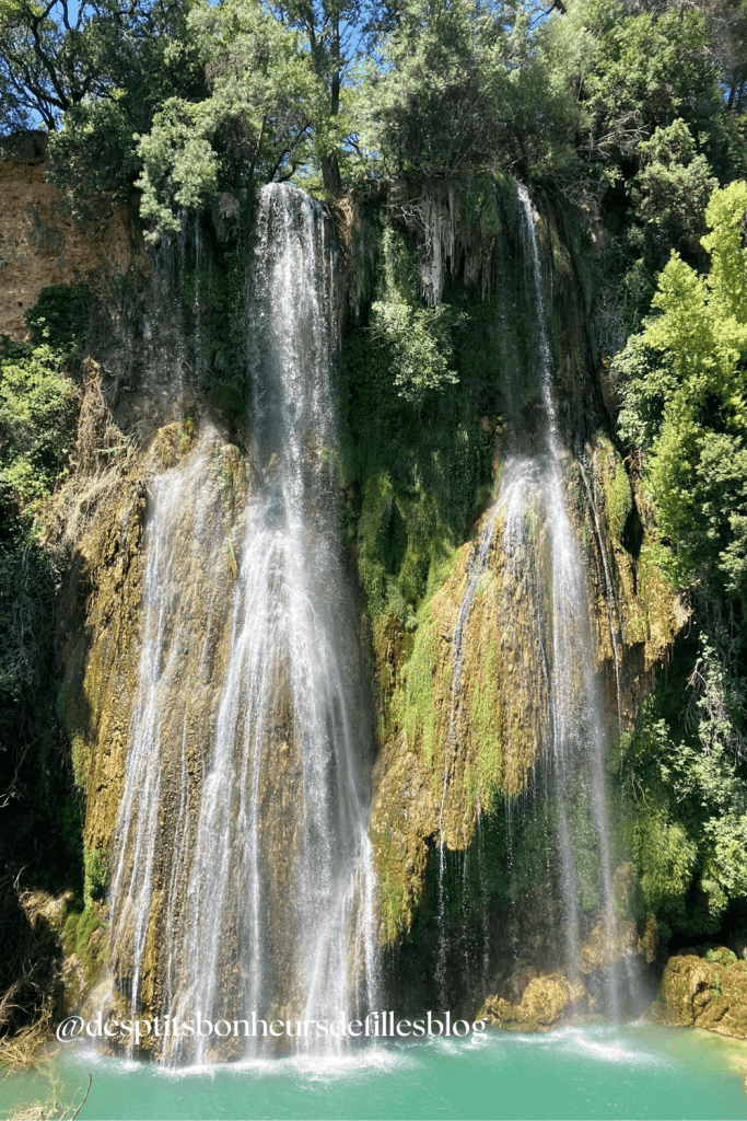 la magnifique cascade de Sillans la cascade