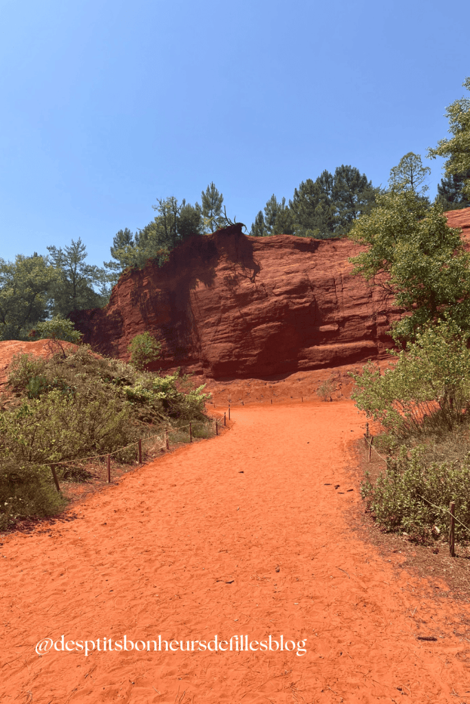 le colorado Provençal de rustrel dans le Luberon