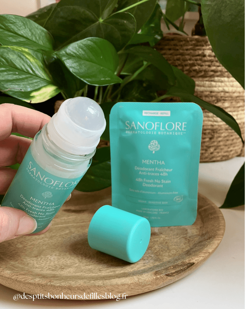 déodorant rechargeable roll-on Sanoflore – Trophées Cosmébio 2025