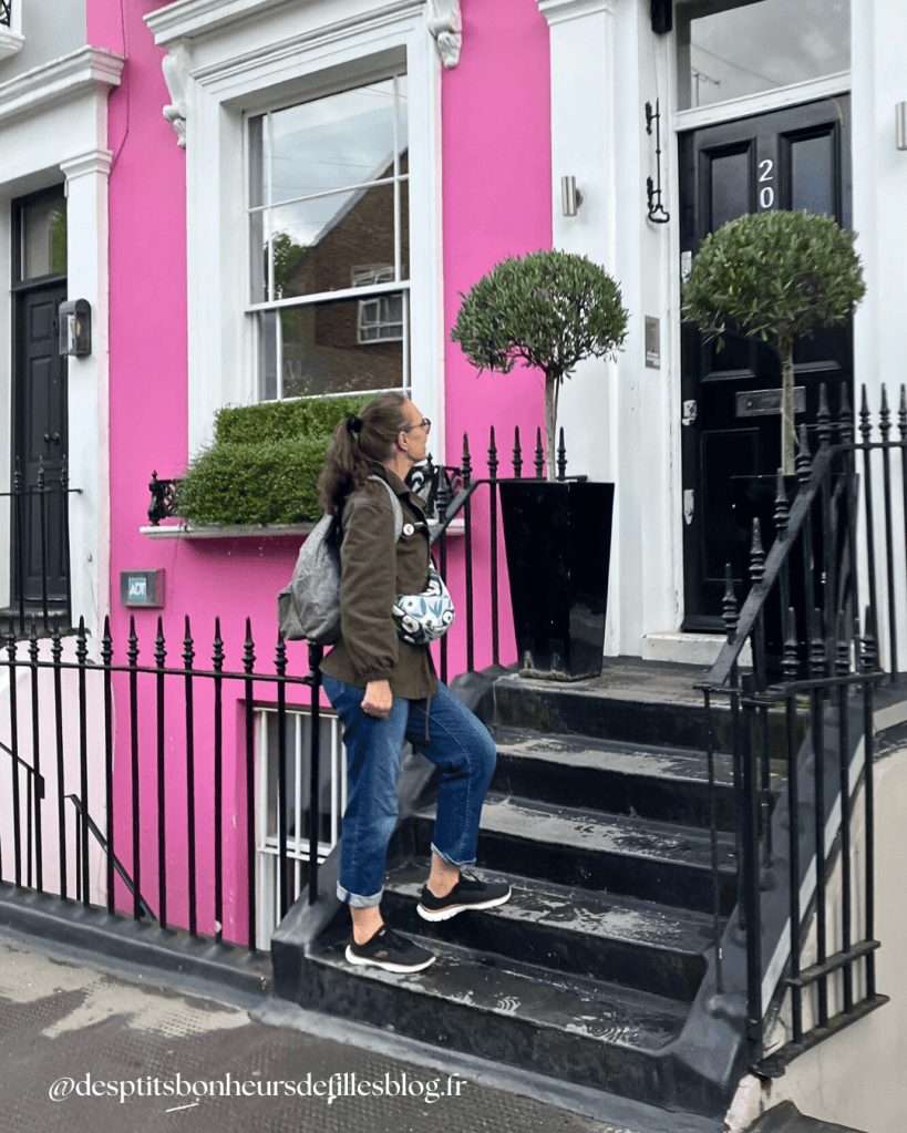 Quartier de Notting Hill maison rose