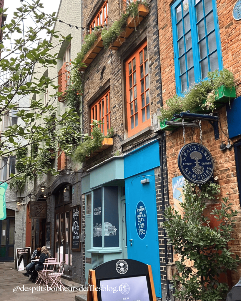 Neal's Yard quartier de covent garden Londres
