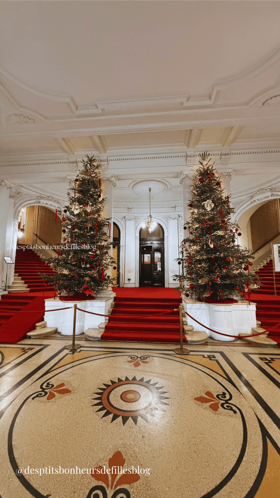 intérieur du théatre national de Zagreb à Noel