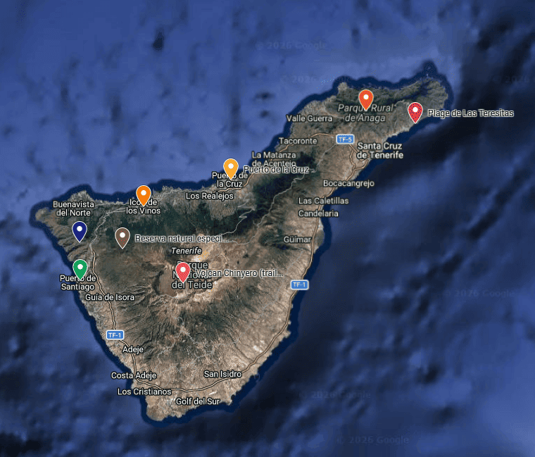 Guide voyage 2 semaines à Tenereife