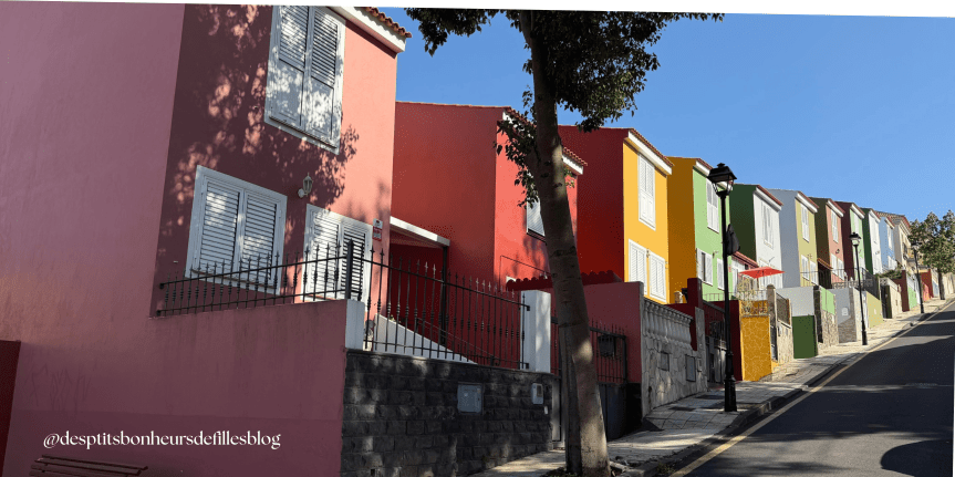 maisons colorées tenerife