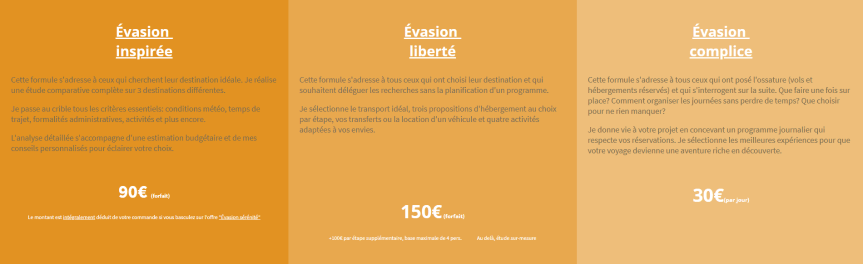 tarif travel planner