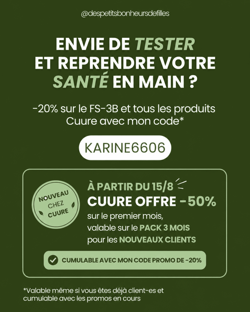 code promo Cuure Septembre 2026