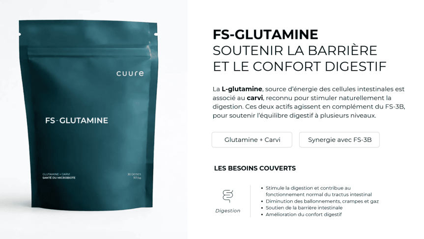 FS GLUTAMINE de Cuure problèmes digestifs